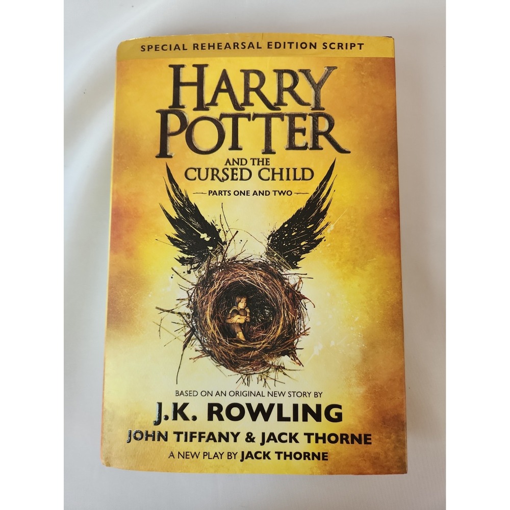 New Harry Potter Cursed Child Hardcover 1st Edition 1st Printing Special Script